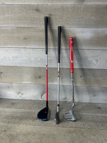 U.S. Kids Golf 3 Club Junior Set Ultralight WT-30S RH UL60 Youth Jr 39" Height