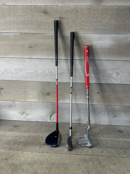 U.S. Kids Golf 3 Club Junior Set Ultralight WT-30S RH UL60 Youth Jr 39" Height