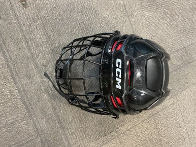 Used CCM TACKS 70 Helmet Cage Combo Black MD 11614-S000220927