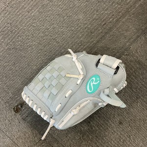 Used Rawlings SC BB/SB Glove RH Throw Grey 11" 11614-S000220926