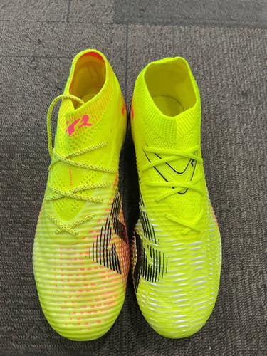 Used Puma FUTURE PLAY FREE Soccer Cleats Yellow Senior 7 11614-S000220894
