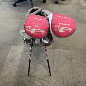 Used Walter Hagen JR GIRLS Jr Package Set RH Pink 7 Piece 11614-S000220892