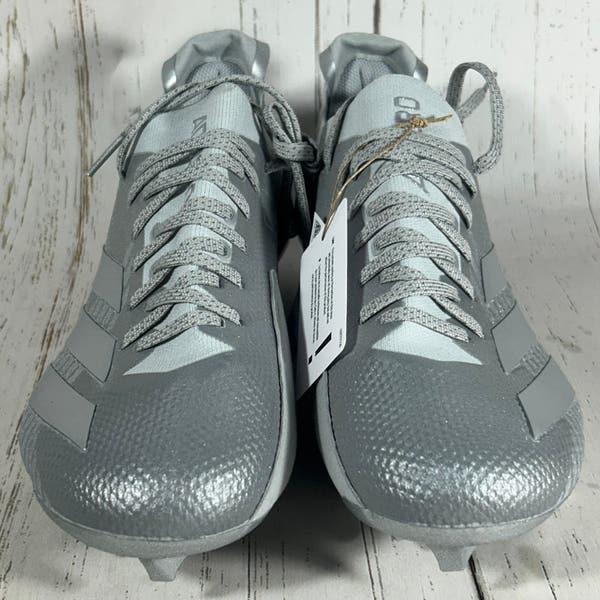 Adidas Adizero Electric+ II Football Cleats Silver Metallic 