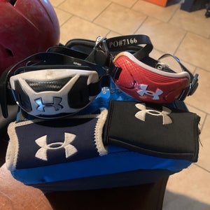 Used Under Armour Chin Straps And Covers