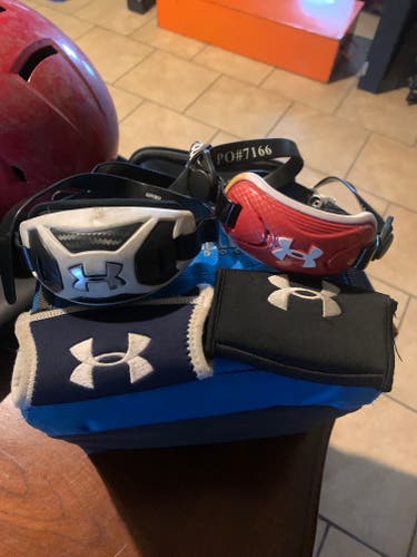 Used Under Armour Chin Straps And Covers