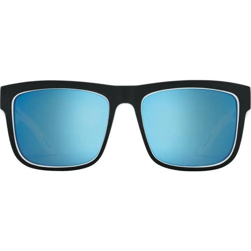 Spy Discord 6700000000069 Sunglasses Unisex Matte Black With Blue Lens QLW831