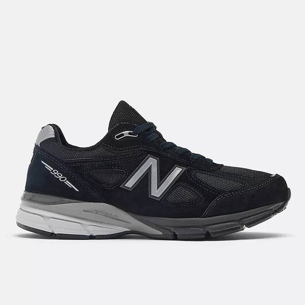 New Balance 990v4 U990BL4 Sneaker Men's US 8 Black Gray Lifestyle Shoes FL4094