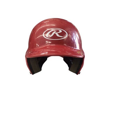 Used Rawlings BASEBALL HELMET Batting Helmet No Mask Red MD 11760-S000081574