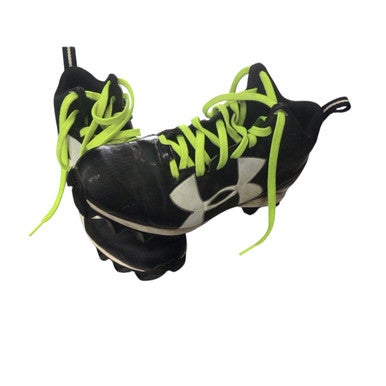 Used Under Armour BASEBALL CLEATS BB/SB Cleats Black Youth 06.5 11760-S000081566