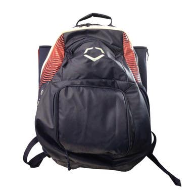 Used Evoshield BACKPACK BB/SB Player Backpack White/Red/Navy 11760-S000081550