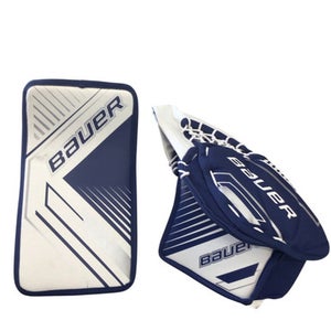 Used Bauer S20 Junior Goalie Catcher Royal Blue 11760-S000081497