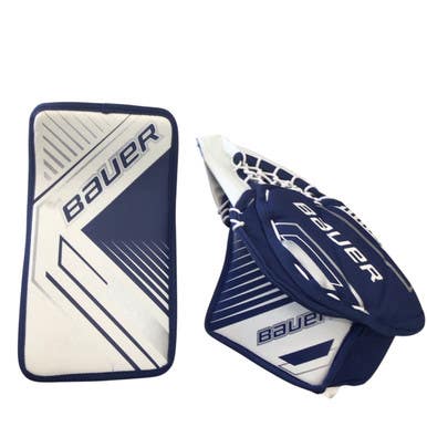 Used Bauer S20 Junior Goalie Catcher Royal Blue 11760-S000081497