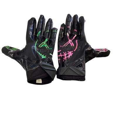 Used Battle Sports FOOTBALL GLOVES FB Gloves Black MD 11760-S000081484