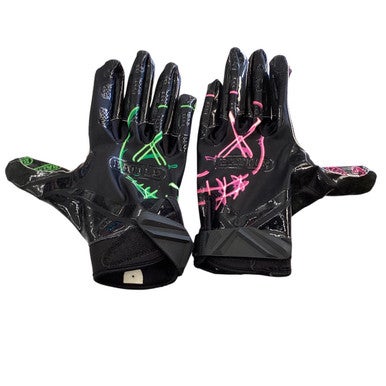 Used Battle Sports FOOTBALL GLOVES FB Gloves Black MD 11760-S000081484