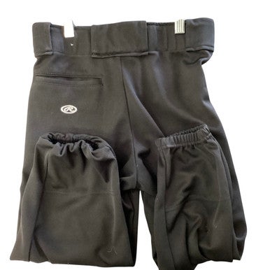 Used Rawlings RAWLINGS BASEBALL PANTS BB/SB Pant Mens Black MD 11760-S000081607