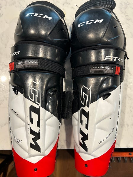 Junior CCM Jetspeed FT475 Shin Pads 12" (Used)