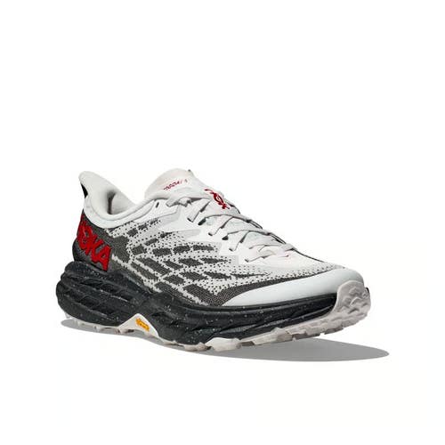Hoka One One Speedgoat 5 1123157-WBLC Men 11.5D White Trail Running Shoes FL4058