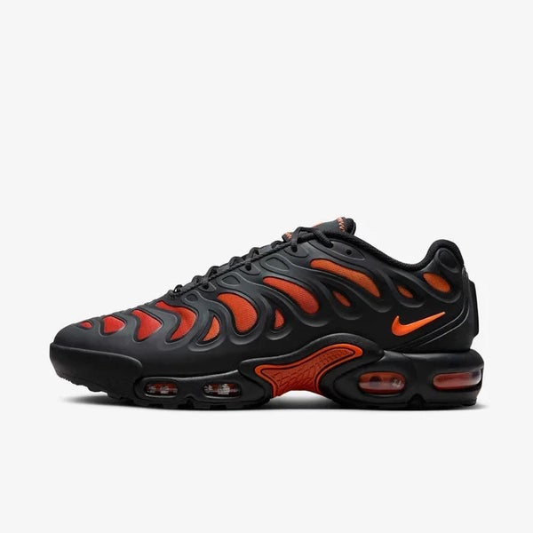 Nike Air Max Plus Drift FD4290-010 Men's US 9.5 Black Red Lifestyle Shoes FL4077