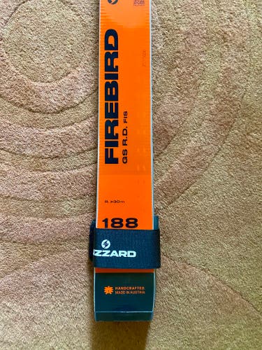 Blizzard  Firebird GS Race Plate 188 cm Racing Skis With Bindings Max Din 12 (New)