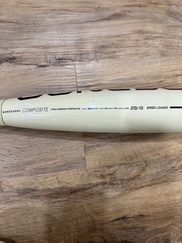 2025 Warstic Bonesaber Composite USSSA Certified Bat (-10) 19 oz 29" (Used)