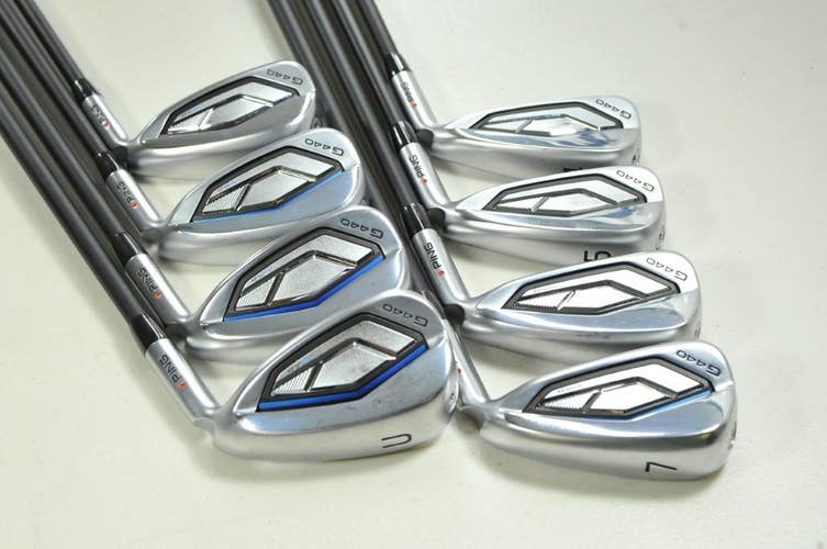 Ping G440 4-W,UW Iron Set Regular Flex Red Dot Right Alta CB Graphite  # 201905