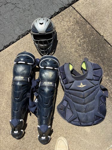 All Star System 7 Catcher's Set (Used) ( Pro Issued)