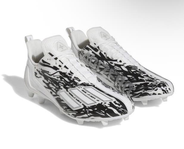 Adidas Adizero 12.0 Poison Football Cleats Men's
Sizes Black White Sz 16