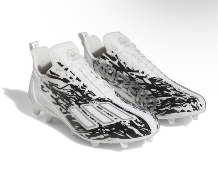 Adidas Adizero 12.0 Poison Football Cleats Men's
Sizes Black White Sz 16