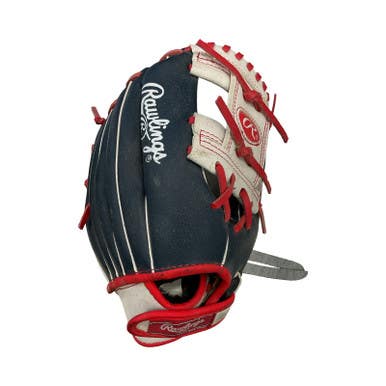 Used Rawlings PLAYERS SERIES BB/SB Glove LH Throw Royal/Red/Grey 11 1/2" 11859-S000025085