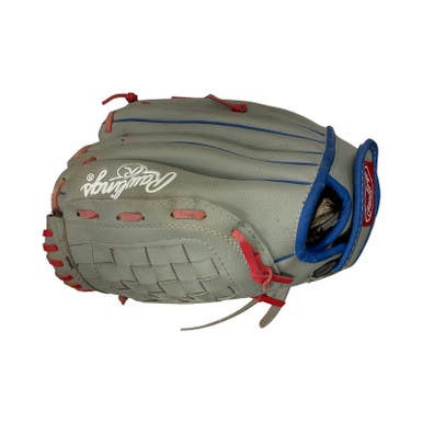 Used Rawlings PLAYERS SERIES BB/SB Glove RH Throw Grey 11" 11859-S000025087