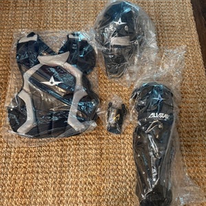 All Star Catcher's Set (New) Youth size 7-9 Black