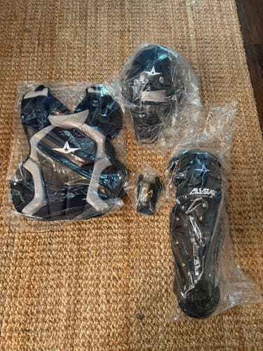 All Star Catcher's Set (New) Youth size 7-9 Black