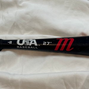 2022 Marucci CAT Alloy USABat Certified Bat (-11) 16 oz 27" (Used)