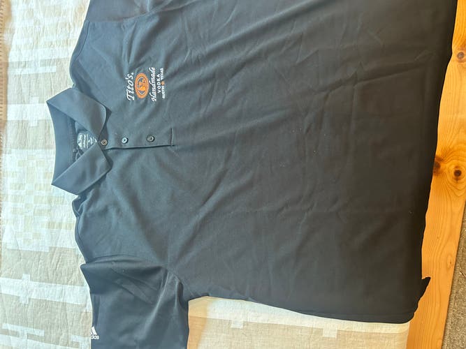 Black XL Men's Adidas Golf Shirt