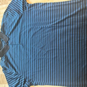 Blue XL Men's Nike Dri-Fit Golf Shirt