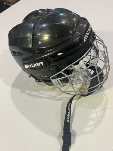 Youth Bauer Prodigy Helmet Black with Cage