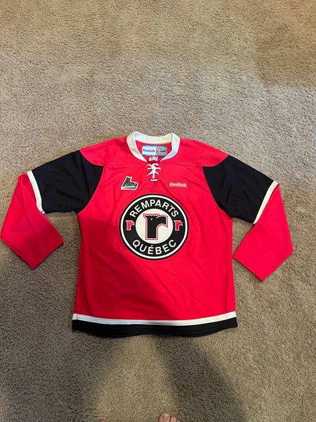 Québec Remparts CHL Reebok Hockey Jersey – Adult Medium – Made in Canada