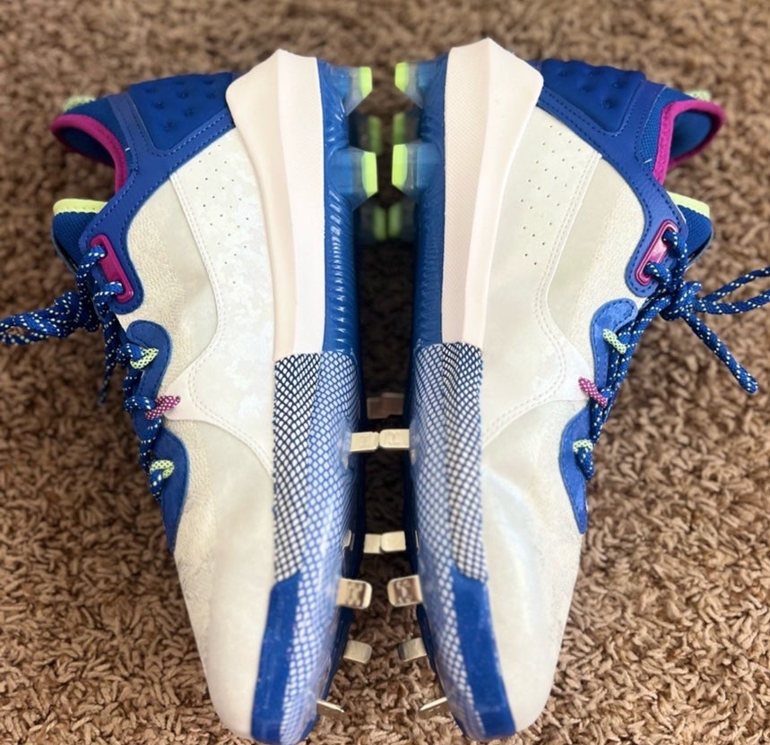 Under Armour Harper 8 Low ST Baseball Cleats White Royal‎ 3026588-104 Mens 11.5 Under Armour Men main image 3