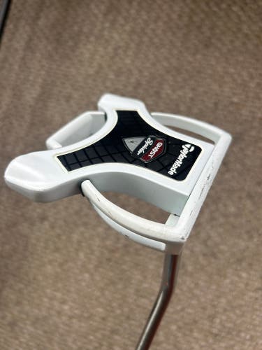 White TaylorMade Ghost Spider S Right Handed Putter 35"