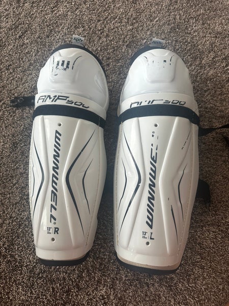 Youth Winnwell AMP 500 13" Shin Pads (Used)