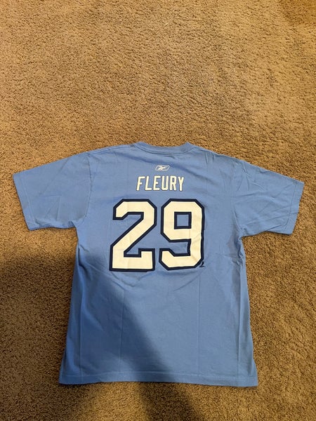 Pittsburgh Penguins Marc-André Fleury #29 Reebok Throwback T-Shirt – Men’s Medium
