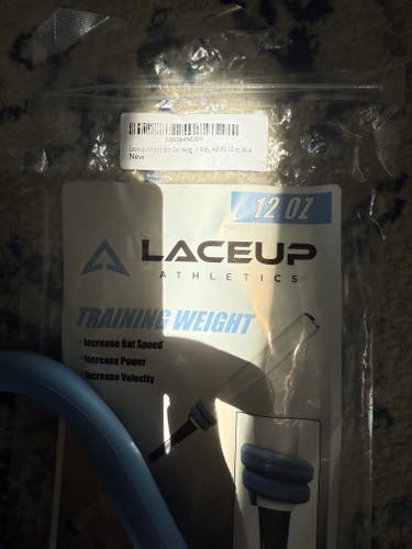 Lace Up Bat Weight Carolina Blue