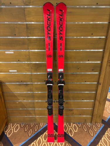 2025 Stockli Laser GS skis with Integrated Salomon Bindings 175cm