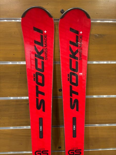 2025 Stockli Laser GS skis with Integrated Salomon Bindings 175cm