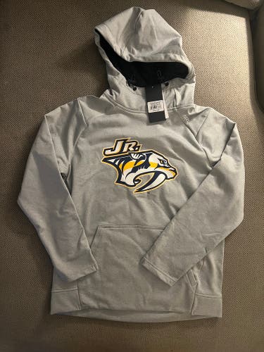 Brand New UNRL Crossover Hoodie II Jr. Preds - Grey (youth medium)