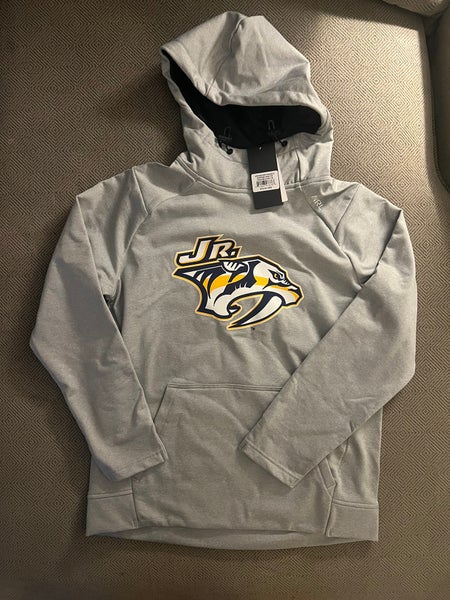 Brand New UNRL Crossover Hoodie II Jr. Preds - Grey (youth medium)