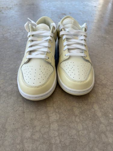 Yellow Women's Size M 5.0 (W 6.0) Adult Nike Dunk Low Shoes (New)