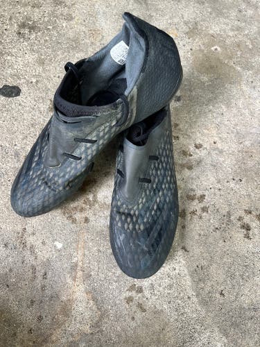 Black Men's Size 13.0 (W 14.0) Adidas Molded Cleats Cleats (Used)