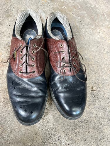 Men's Size M 11.5 (W 12.5) Footjoy DryJoys Golf Shoes (Used)