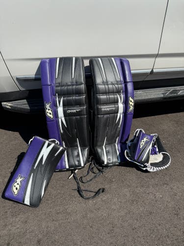 33" 2010 Brian's G-Netik Pro 2 Regular Goalie Full Set (Used)